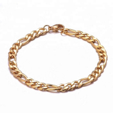 Cheap Stainless Steel NK Chain Plating 18K Gold Bracelet Man